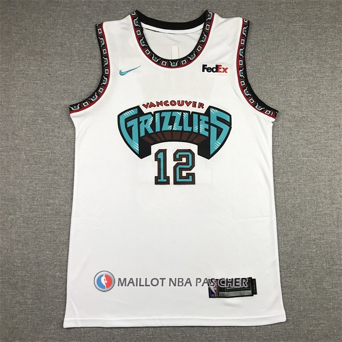 Maillot Memphis Grizzlies Ja Morant NO 12 Classic Blanc